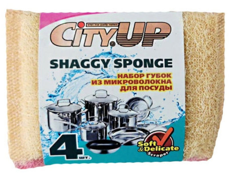 Набор губок CITY UP SHAGGY SPONGE