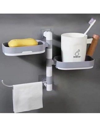 Подвесной двухъярусный держатель для ванны и кухни