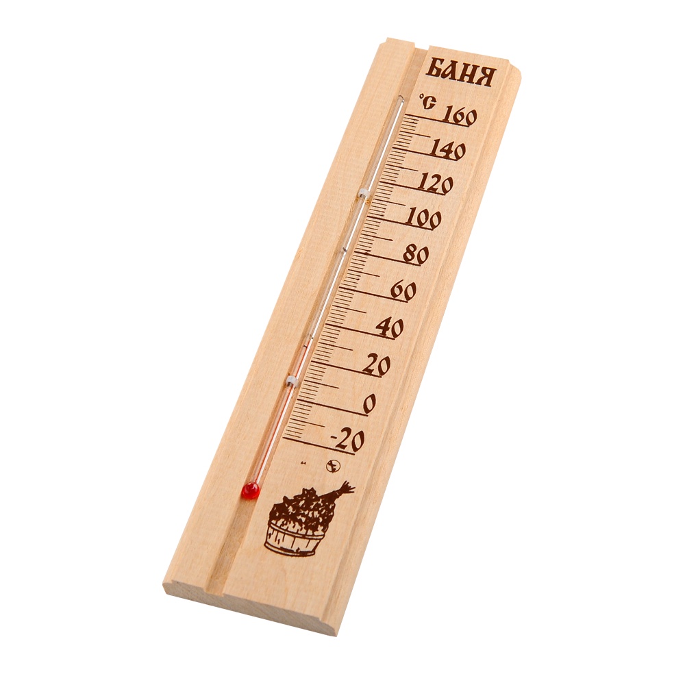 Термометр для баня деревянный