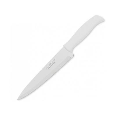 Нож кухонный Tramontina с белой ручкой