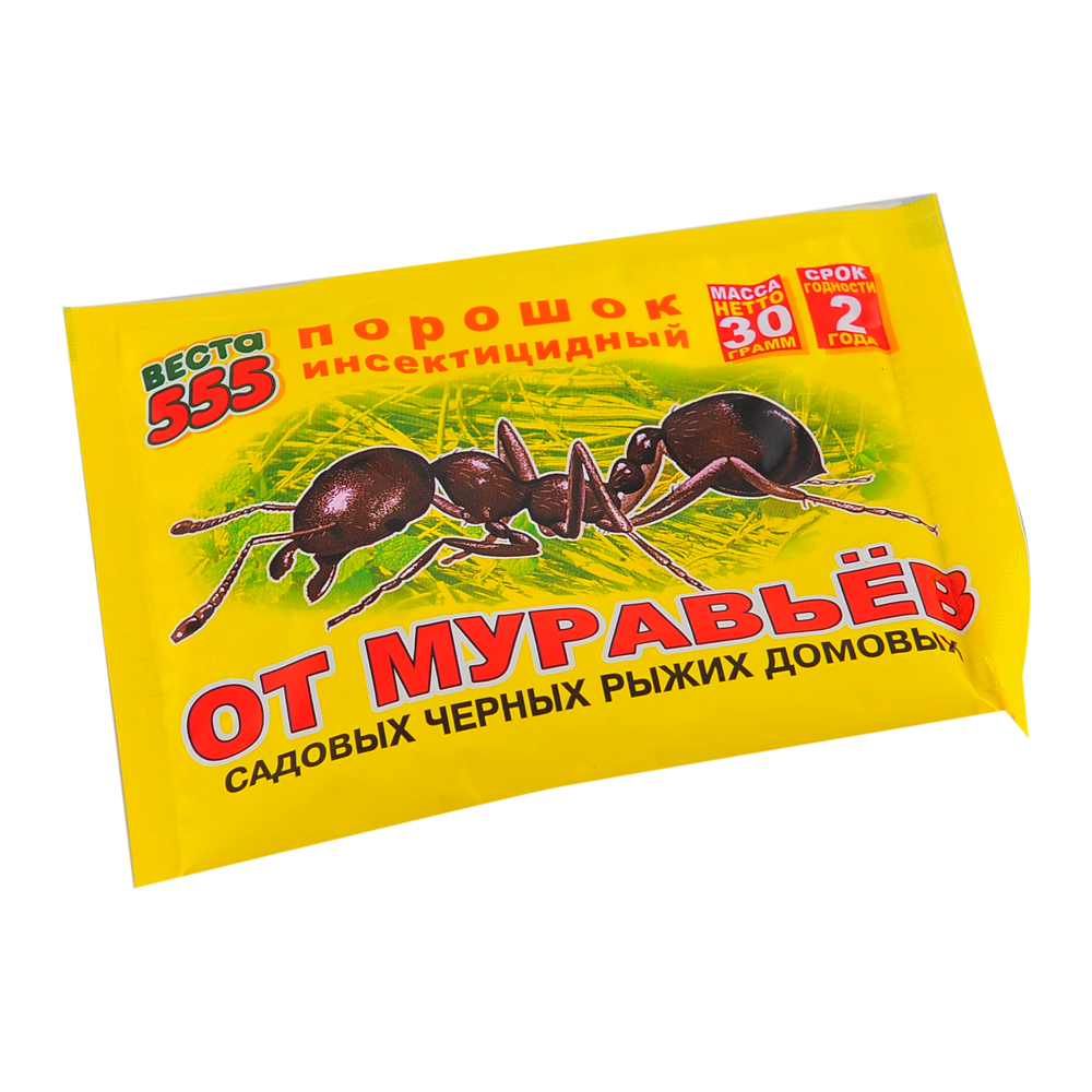 Порошок инсектицидный от муравьёв ВЕСТА 555