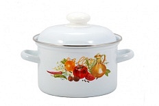Кастрюля эмалированная    Итальянская кухня 1,5л. - 16084АП2