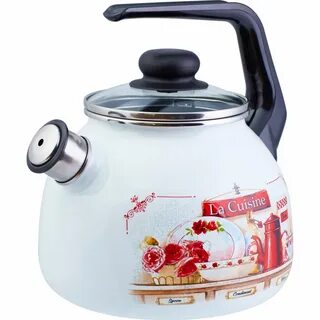 Чайник эмал 3л со свистоком la cuisineTM Appetite