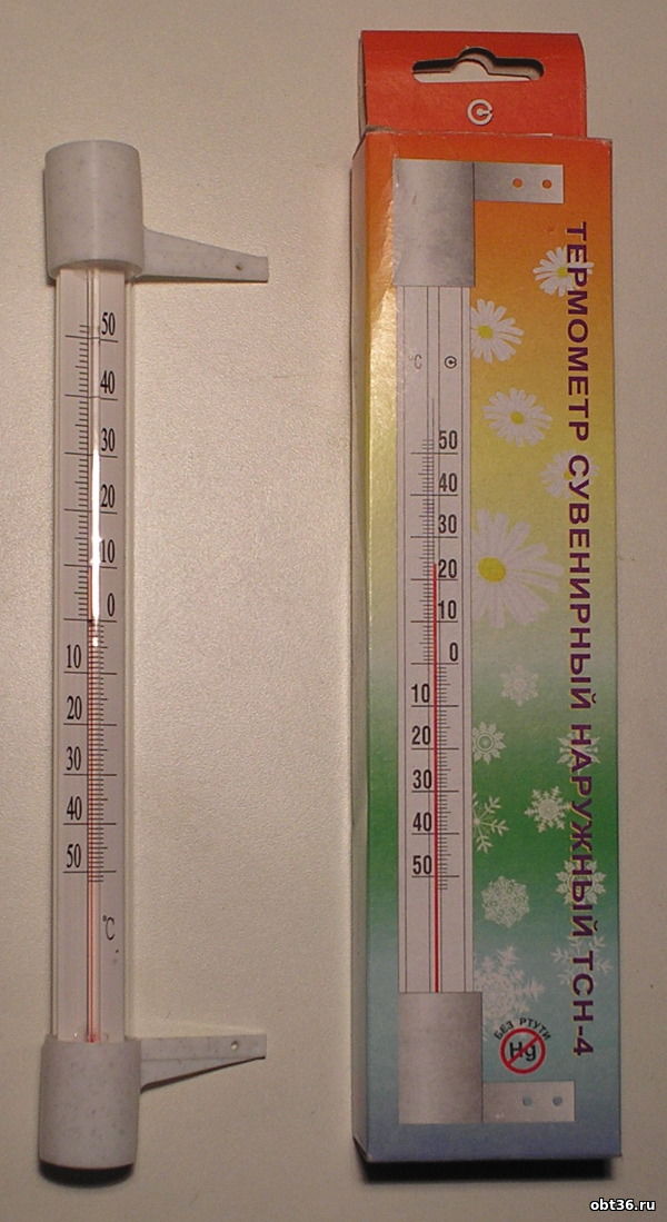 Термометр наружный оконный  на гвоздике ТСН-4