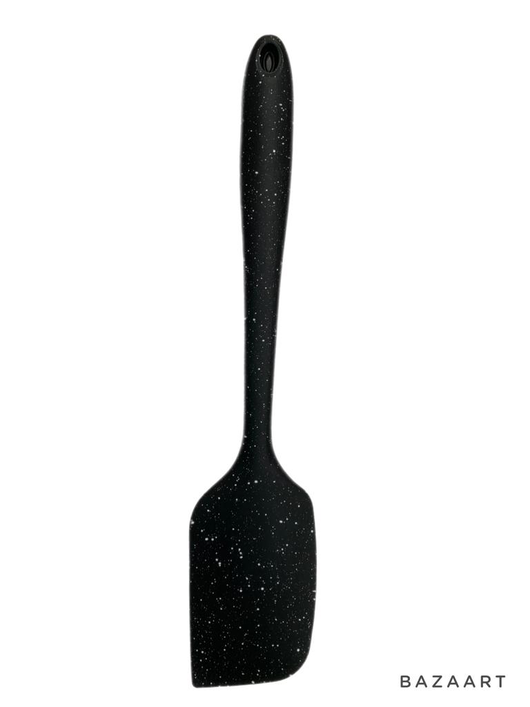 Лопатка силикон чёрний мрамор