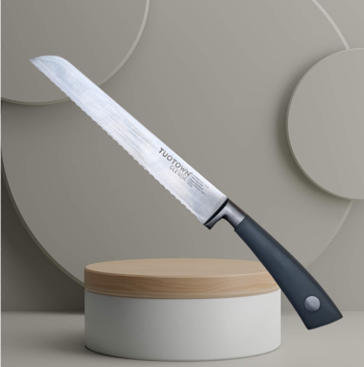 Кухонный нож для хлеба BREAD TUOTOWN GLENDA Лезвие 20 см 228004