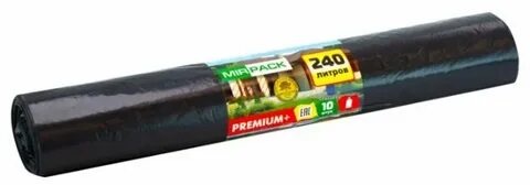 Мешки для мусора 240л 10шт/уп РАЯ красные