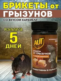 Брикеты от гурызунов со вкусом карамели AUT