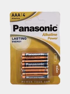 Батарейка PANASONIK AAA мизинчиковая ALKALINE