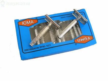 Станок для бритья металический ЮМА упаковка 12шт