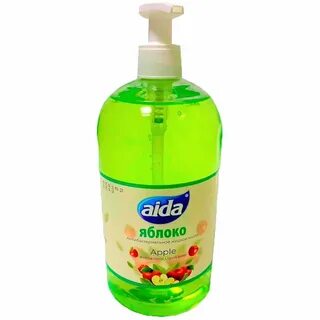 Житкое крем-мыло для рук AIDA с дозатором 1л