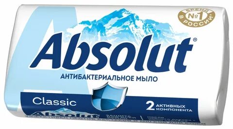 Мыло абсолют 90гр антибактериальное в ассортименте  микс