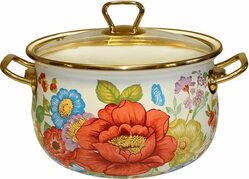 Эмалированная кастрюля для супа 4.5л индукция