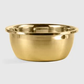 Миска из нержавейка золото 44см