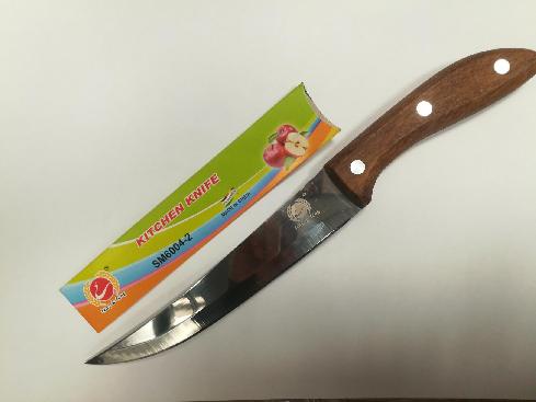 Нож с деревянной ручкой -  SM-4004