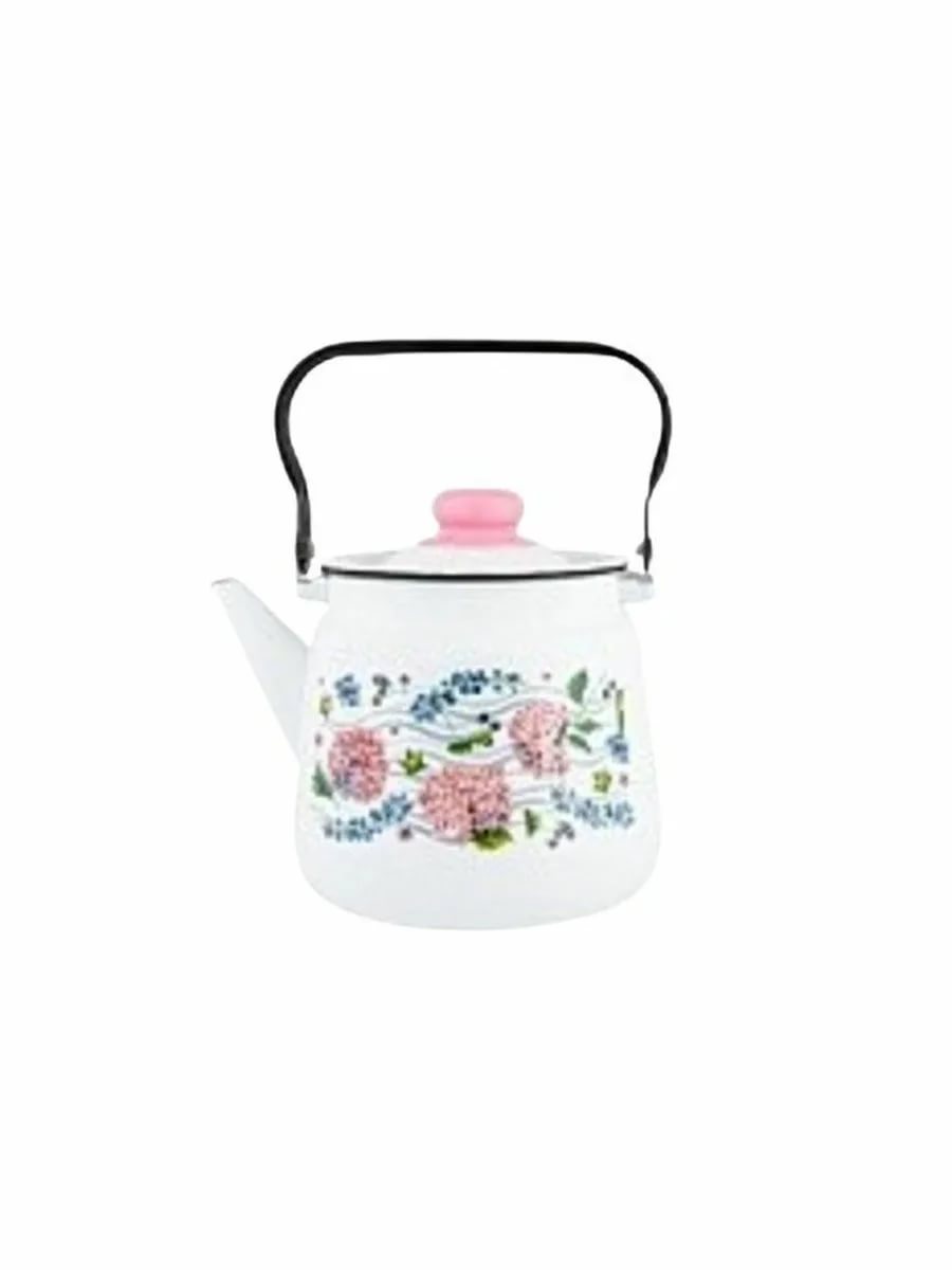 Чайник эмалированный Hortensia 3,5л. -  TM Appetite