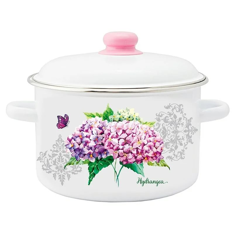 Кастрюля  цилиндрическая BEAUTY  5,5л. - ТМ Appetite