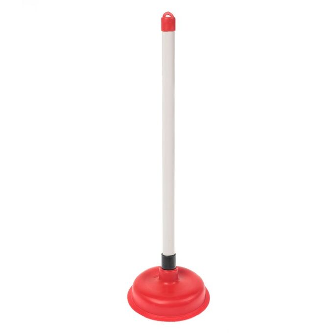 Вантуз с пластмассовой ручкой большой  80 (красный) - ВА-1